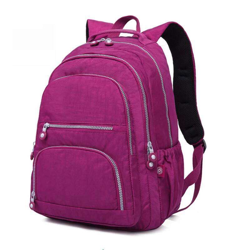Mochila Feminina School Backpack for Teenage 2025 Travel Back Packs Bag Women Nylon Waterproof Laptop Bagpack H260311