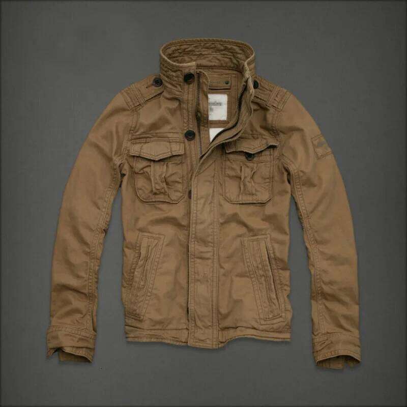 Denim Camouflage Stand Collar Camo Jacket Outwear Overalls Men Winter Thick Pure Cotton Casual Coat XXL 26H0311