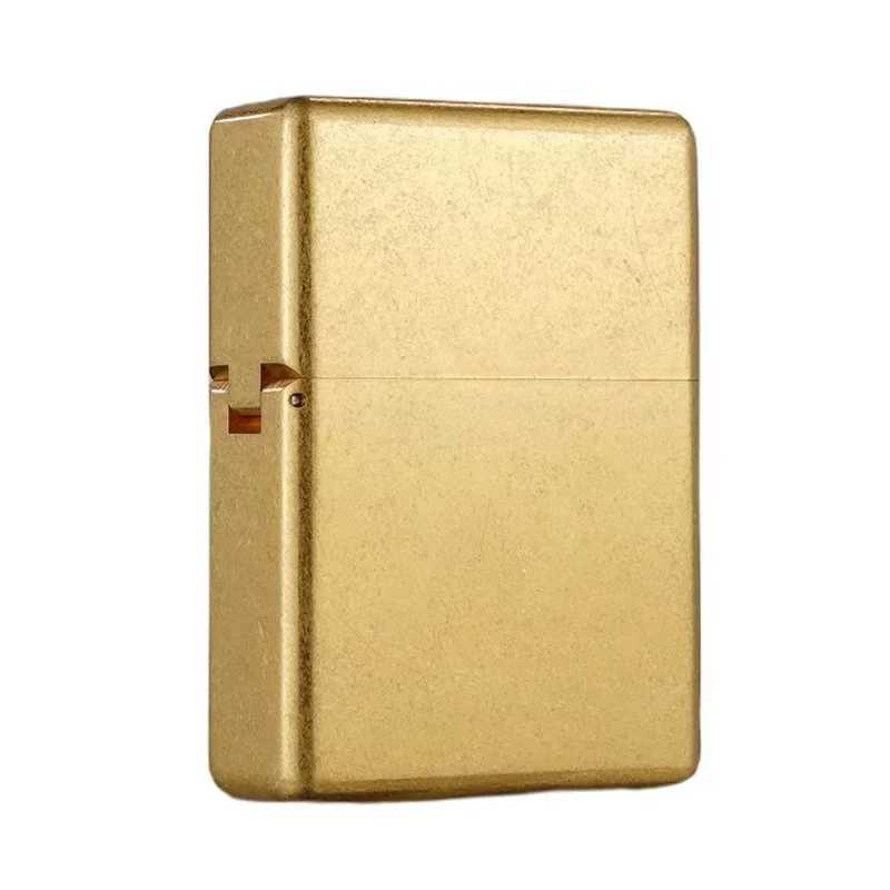 Classic 912 Armor Kerosene Lighter Brass WindproofWaterproof High-End Lighter for Personalized Gift N260311