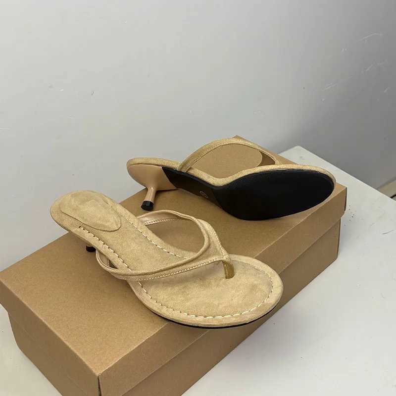 Fashion Round Toe Ladies Heels Pumps Slides Shoes Casual Female Shallow Footwear Women Medium Heels Shoes Flip Flops K260311