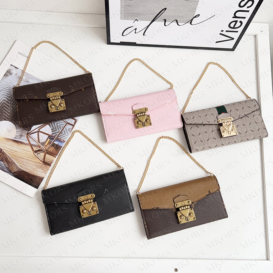 Top Grade Leather Wallet Phone Case for iPhone 17 Air 16 15 14 Plus 13 12 Pro Max 11 Luxury Designer Purse Style Handy Chain Scarf Cover Samsung Galaxy S26 S25 S24 S23 Ultra