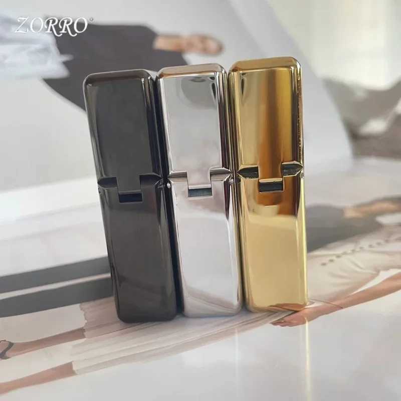 912 Retro High End Waterproof Sealed Armor Constantine Kerosen e Lighter 3/5 Hinge Metal Petrol Lighter Mens Gift N260311