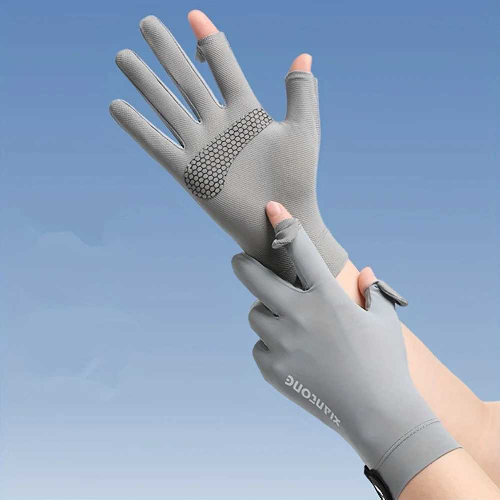 1Pair BreathableNon-Slip GlovesTouchscreen-Compatible FingertipsDesigned for Outdoor Sports Suitable for Both Men and Women M260311