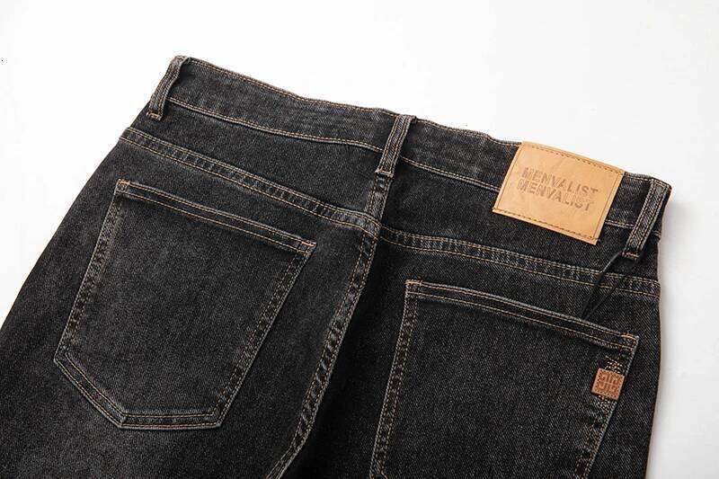 KSTUN 2025 New Men's Jeans Stretch Slim Straight High Quality Brand Male Denim Pants Mens Clothing Fashion Man Trousers Z260225