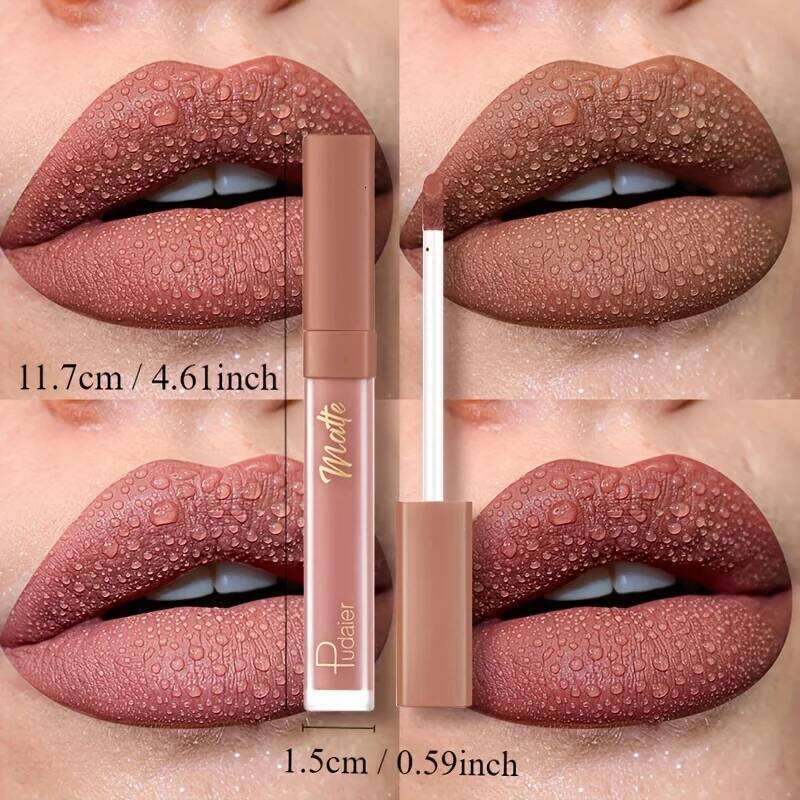 Long Lasting Velvet Glaze Matte Finish Waterproof, Smudgeproof, Lipstick suitable for multiple scenes, Everyday Lip Color W260311