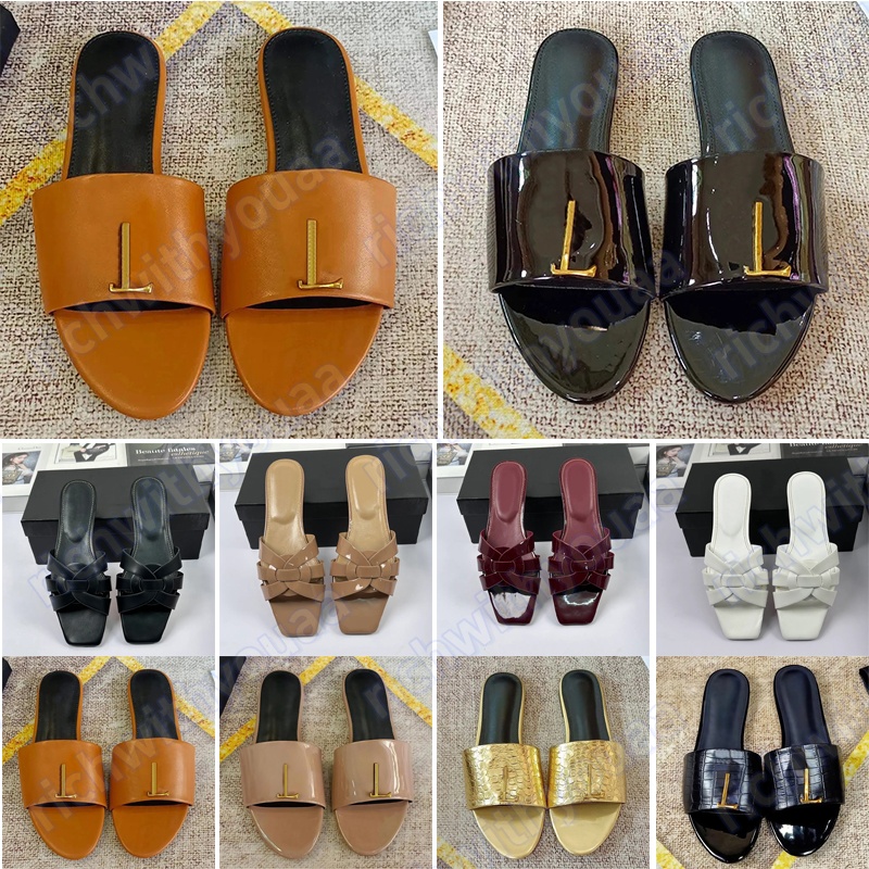 Free shipping designer Slippers shoez Sandals Slides Platform Outdoor Fashion Wedges Shoes for Women Non-slip Leisure Ladies Slipper white black blue brown 35-42