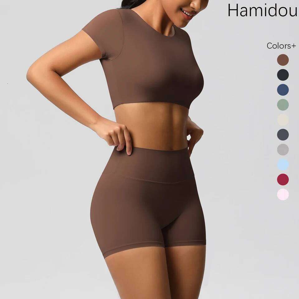 Sportswear 2Pcs Piece Female Active Wear Sports Tank Top Women Gym Workout Booty Bum Leggins 26H0311
