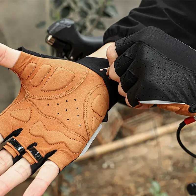WEST BIKING Sports Cycling Gloves Half Finger Men Women MTB Bike Gloves Running Fitness Gym Riding Motorcycle Bicycle Gloves M260311