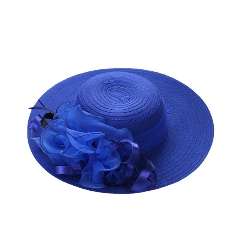 Fascinator Hats for Women Elegant Wedding and British Lady Deby Race Top Church Hats for Black Women S10-4266 250402