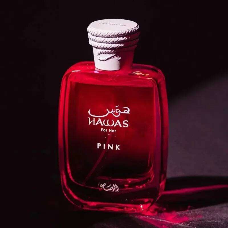 RASASI Hawas Pink Eau de Parfum Spray 100ml Original Arab Perfumes Lasting Floral Fruity Pheromones Perfume Cologne Makeup Gift Z260311