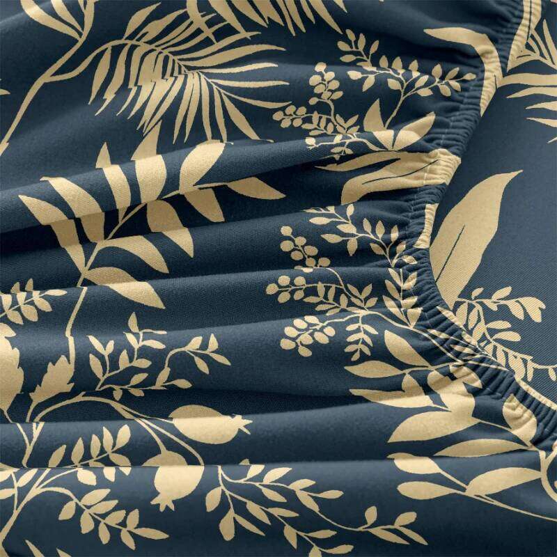 The New Three-piece Fitted Skin-friendly Cotton Printed Bed Mattress Cover with Pillowcase Double Use Bedding 200x220 H260311