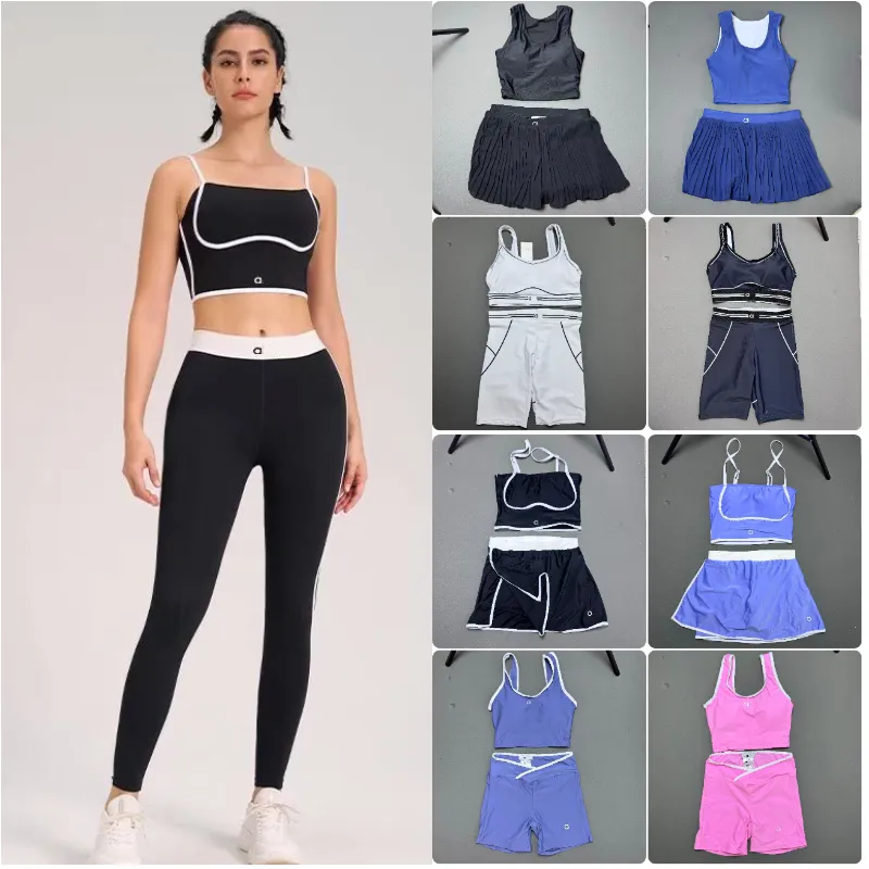 Yoga exercise set 2 piece bra+pants sets Lightweight designer pilates outfit high end minimalist sports clothing sportswear designer women leggings set pilates