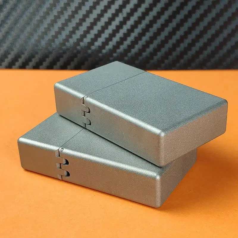 Titanium Alloy Heavy Armor Thickened Narrow Version Kerosene Lighter Windproof Personalized High-end Gift To Friendsds N2603111