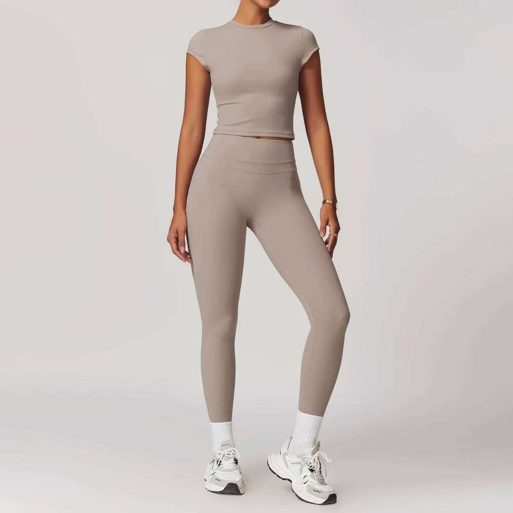 SWELTERING 2 Pieces Women Clothes Sportswear Yoga Suits Fitness Set Tracksuits Sports Bra Gym Leggings 26H0311