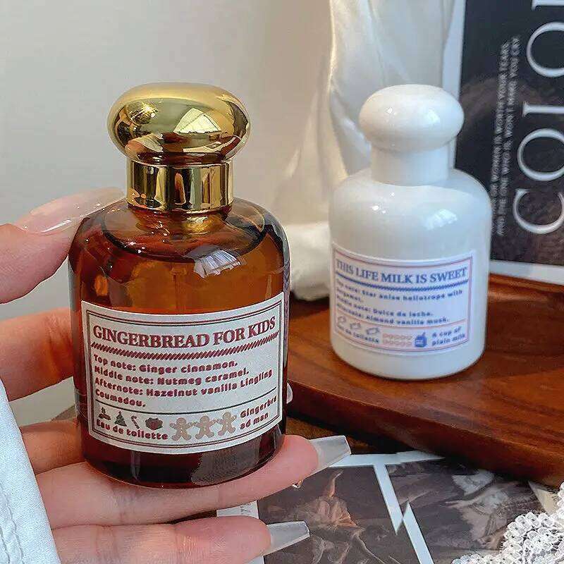 Sweet Dessert Women's Gingerbread Caramel Milky Gourmet Scent Eau De Toilette 50ml Long-lasting Fresh Woody Perfume Spra Z260311