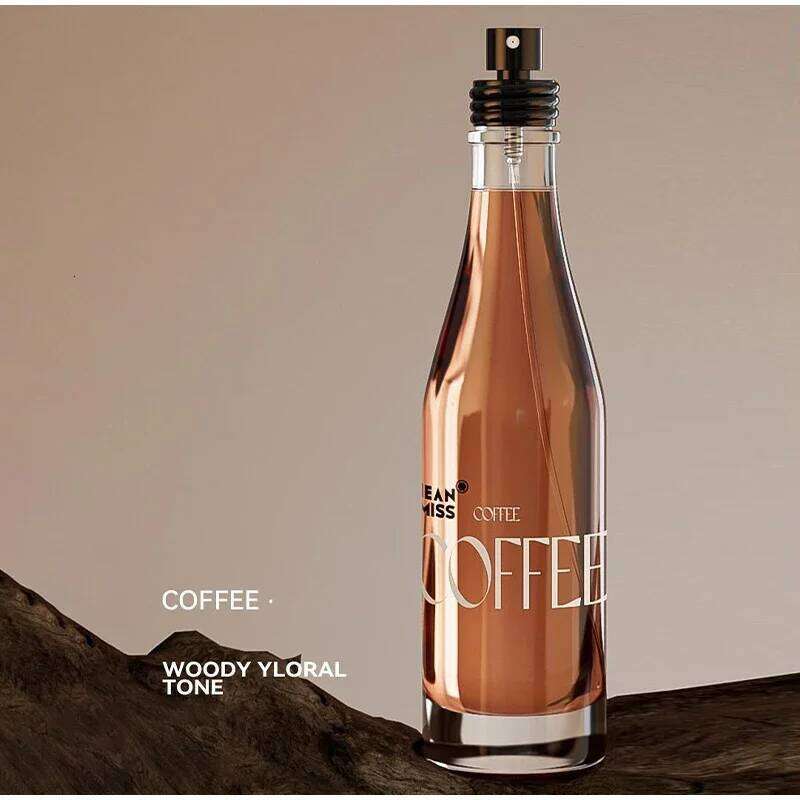 Black Coffee Bottle Perfume Spray,Sandalwood/Patchouli/Cardamom Fragrance,Alluring Woman Scent,Long Lasting Eau De Toilette Z260311