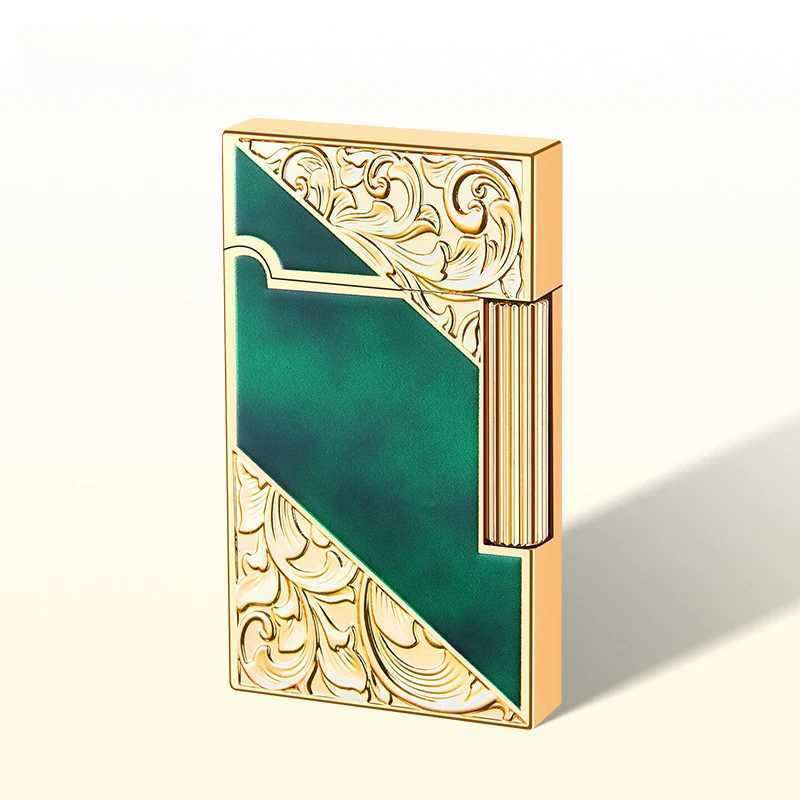 2025 NEW Metal Retro Side Sliding Wheel Lighter Open Flame Cigarette Lighter Mini Butane Gas Lighters Smoking Accessories N260311