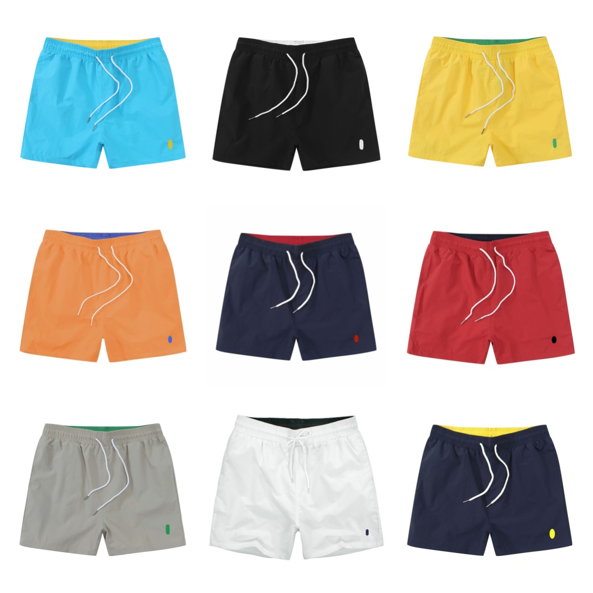 breathable mens short designer summer swim shorts embroidery horse beach breeches polo shorts quick dry surf mesh Short Asia size m-3XL