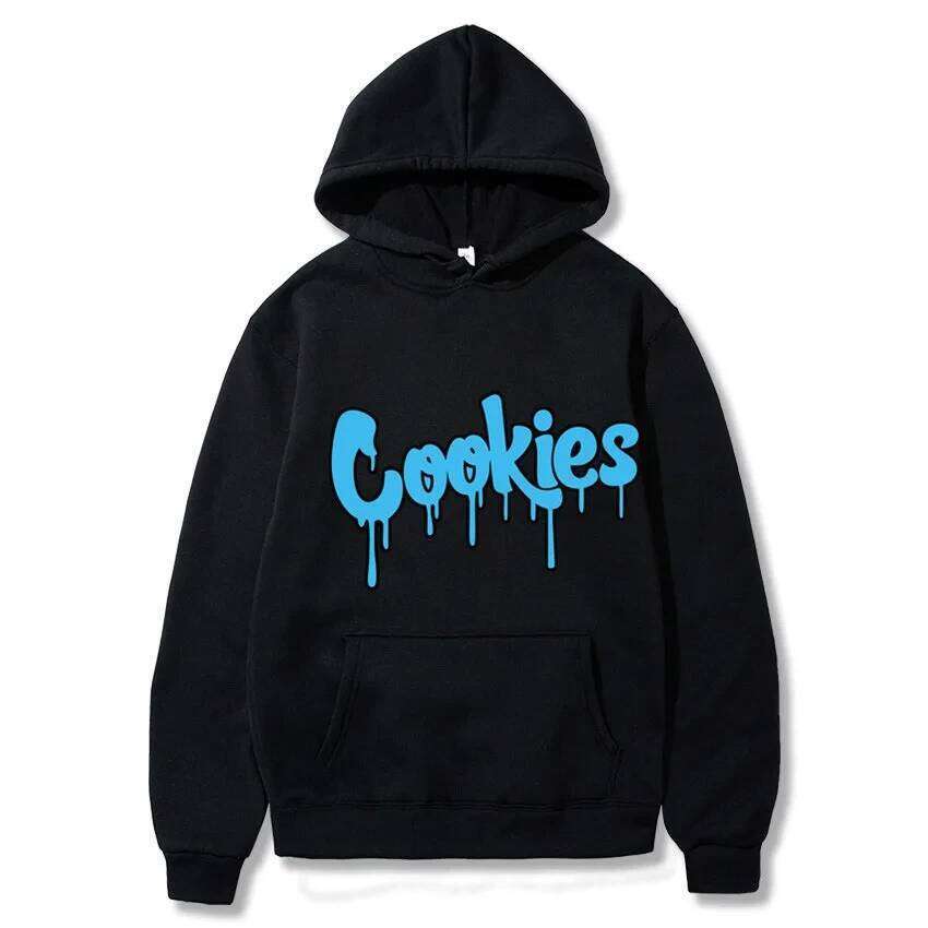 New Anime Cookies Printed Fleece Autumn Winter Men's And Women's Sweatshirts Hoodies y2k clothes C260311