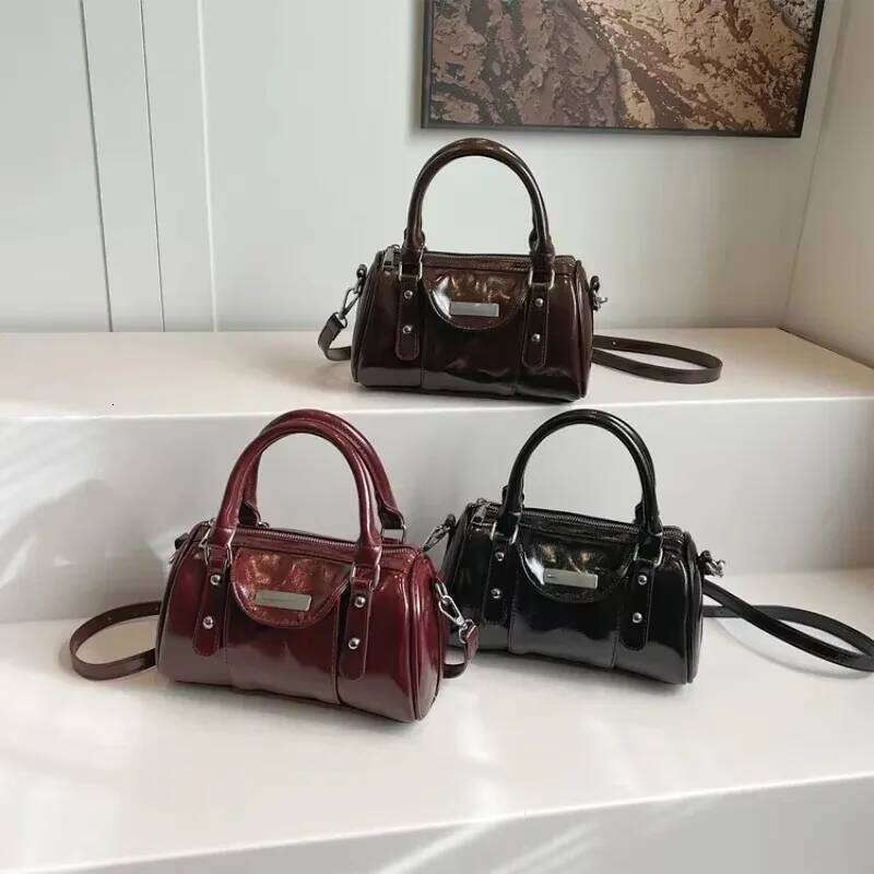 PU Solid 2025 New Product Western Style Handbag Zipper Trendy Fashion Shoulder Soft High Beauty Versatile Crossbody Bag XJ260311