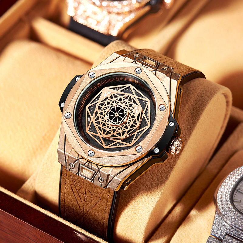 Watches Men Designer Casual Shock Quartz Reloj De Lujo Fashion Horloge Diamond Waterproof Reloj Hombre Homme Montre De Luxe