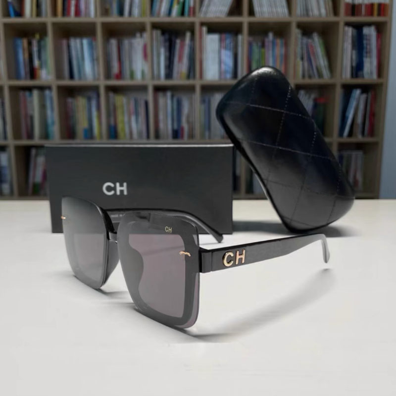 sunglasses men designer sunglasses women luxury sunglasses frame glasses square eyewear men women Leisure adumbral sun protection goggles UV400 glasses with box