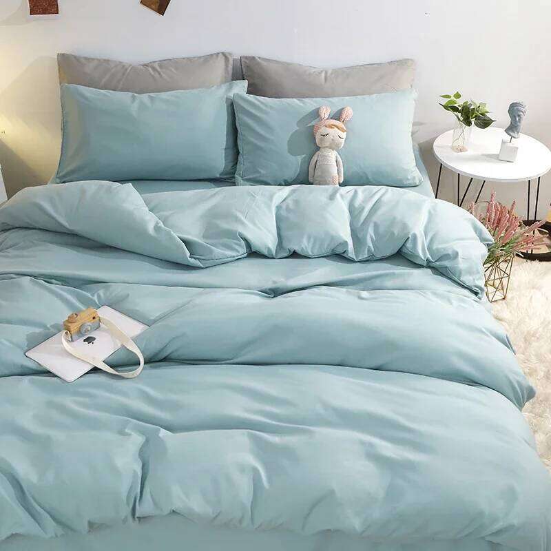 Mustard Yellow Bedding Comforter Sets Cotton Quilts King Size Modern Blankets Soft Durable Bed Linens H260311