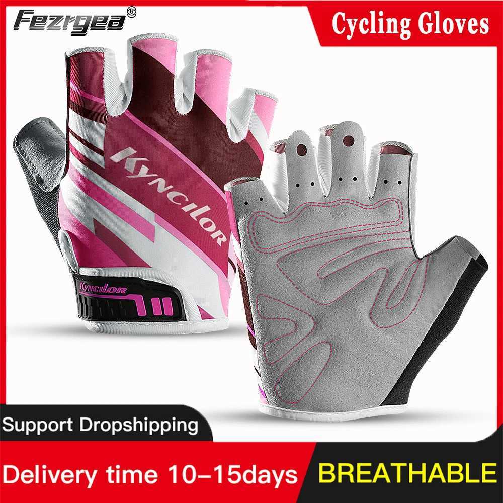 Cycling Gloves Anti-Radiation Sports Fitness Men And Women Breathable Non-Slip Short-Finger Bicycle Half-Finger Gloves M260311