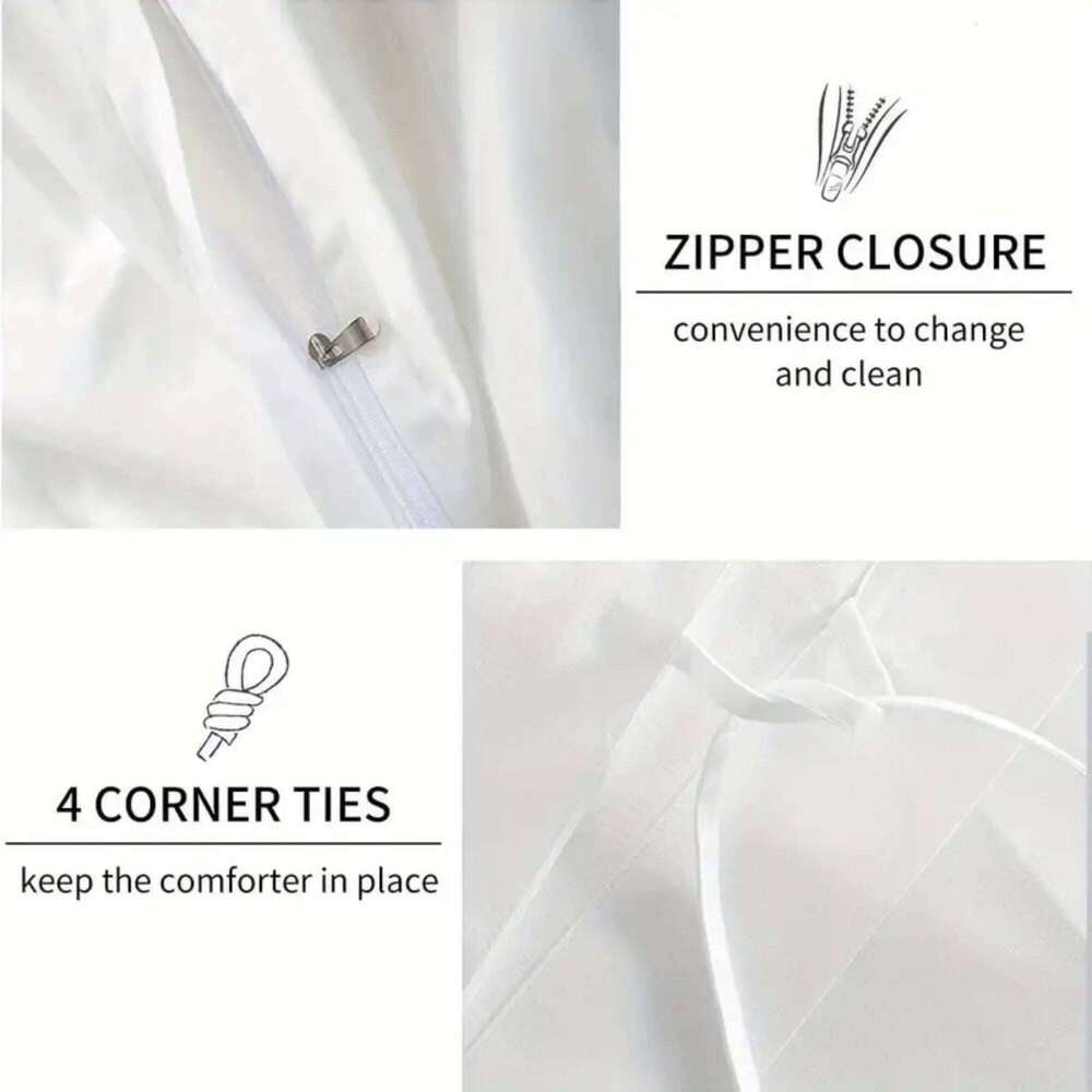 Black and Red Check style Digital Printed Duvet Set Polyester - Bedroom Decor -1 bed cover +2 pillowcases no pillow core H260311