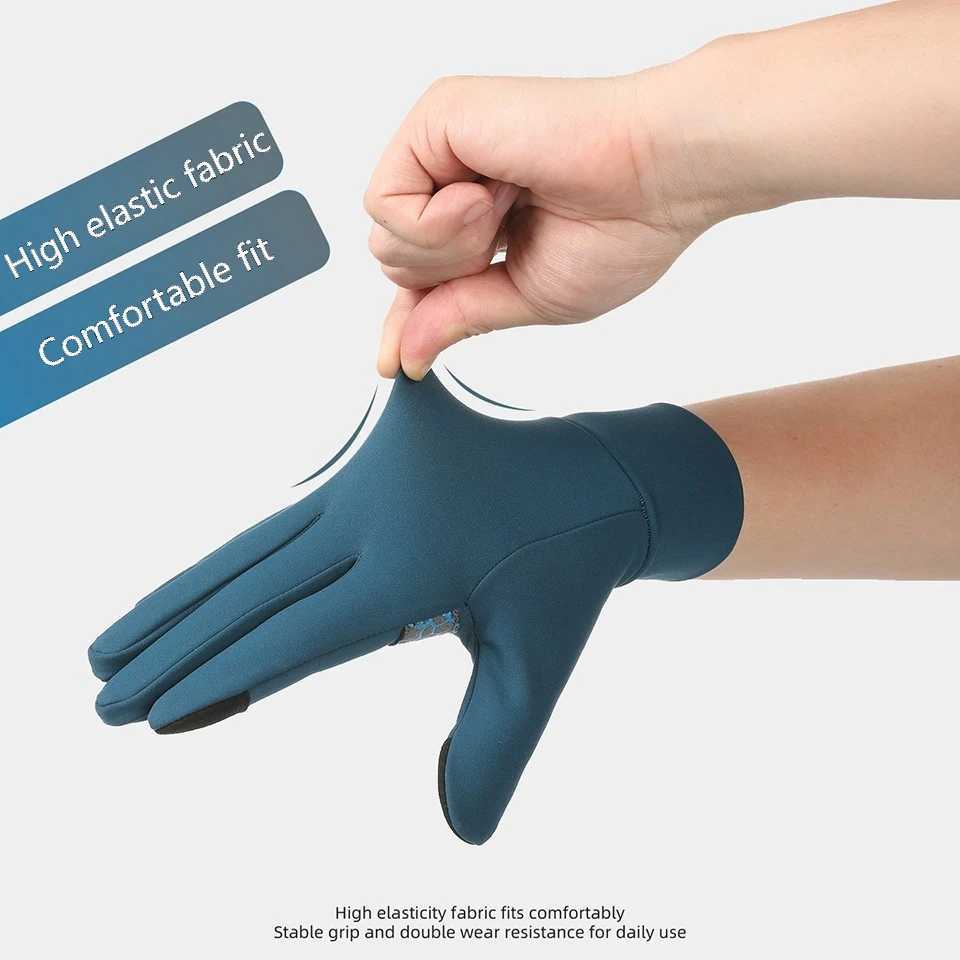 GTUBIKE Sports Outdoor Running Mens Winter Warm Touchscreen Cycling Gloves Womens Autumn/Winter Thin Edition with Velvet M260311