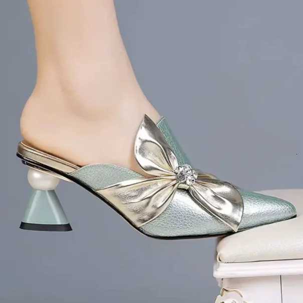 Sandales Talons Hauts et Pointus en Clip pour Femme Chaussures Sexy de Bureau et de Carrire la Mode 2024 K260311