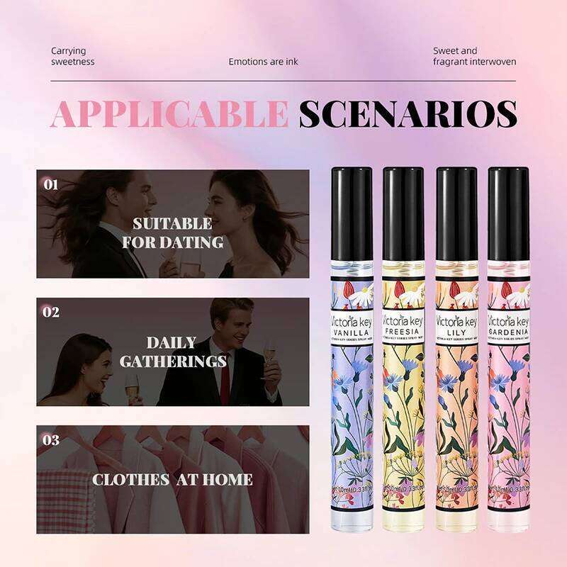 Women's Gift Box Fresh Natural Floral Scent Lasting Fragrance Eau De Toilette Portable Multi-scent Perfume Collection Z260311