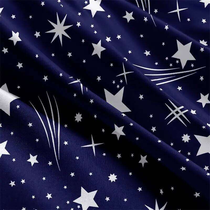 3pcs starry sky Brushed Bedding Queen Size Set Skin Friendly Breathable Simple Duvet Cover Pillowcase H260311