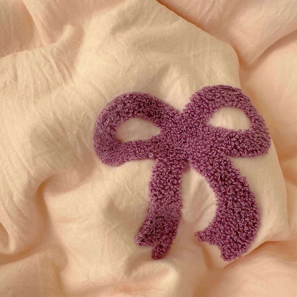 3 Piece Sheet with Chut Bowknot Embroidery Duvet Cover Set, Comfortable Bedding Set Bedspread for All Seasons H260311