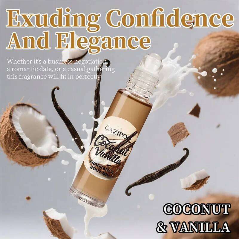 Alcohol-free Cream Vanilla Coconut Sandalwood Powder Pepper Fresh Niche Fragrance Ball Women's Perfume Z260311