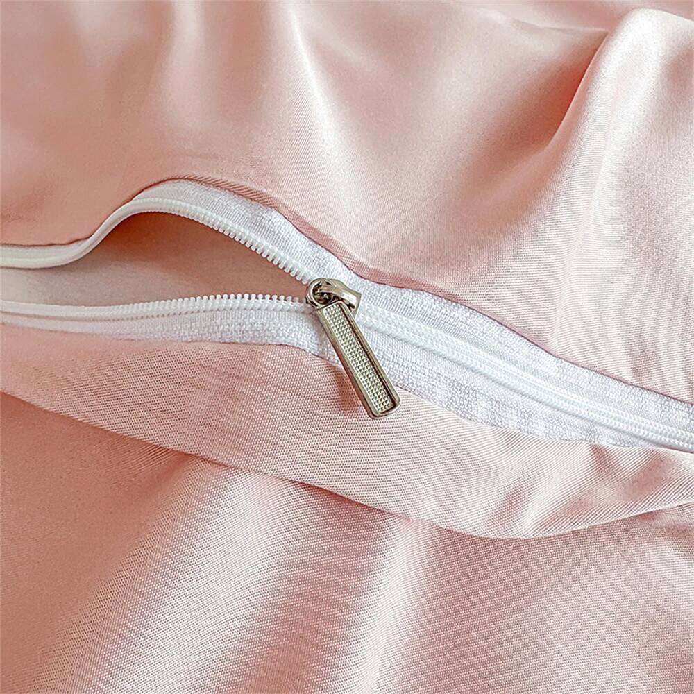 Light Butterfly Embroidery Bedding Soft Comfortable Four-Piece Princess Duvet Cover Bed Sheet Set Pillowcases H260311