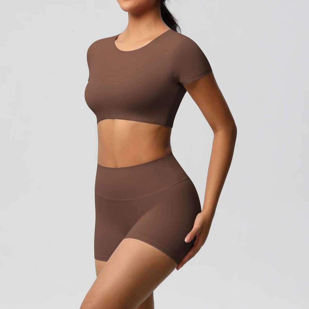 Sportswear 2Pcs Piece Female Active Wear Sports Tank Top Women Gym Workout Booty Bum Leggins 26H0311