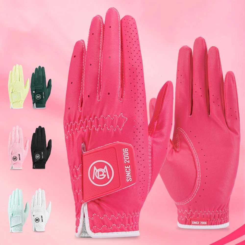 PGM Womens Gloves Left Right Hand Breathable Elastic Gloves Soft Anti-Slip High Quality Sports Gloves ST040 M260311