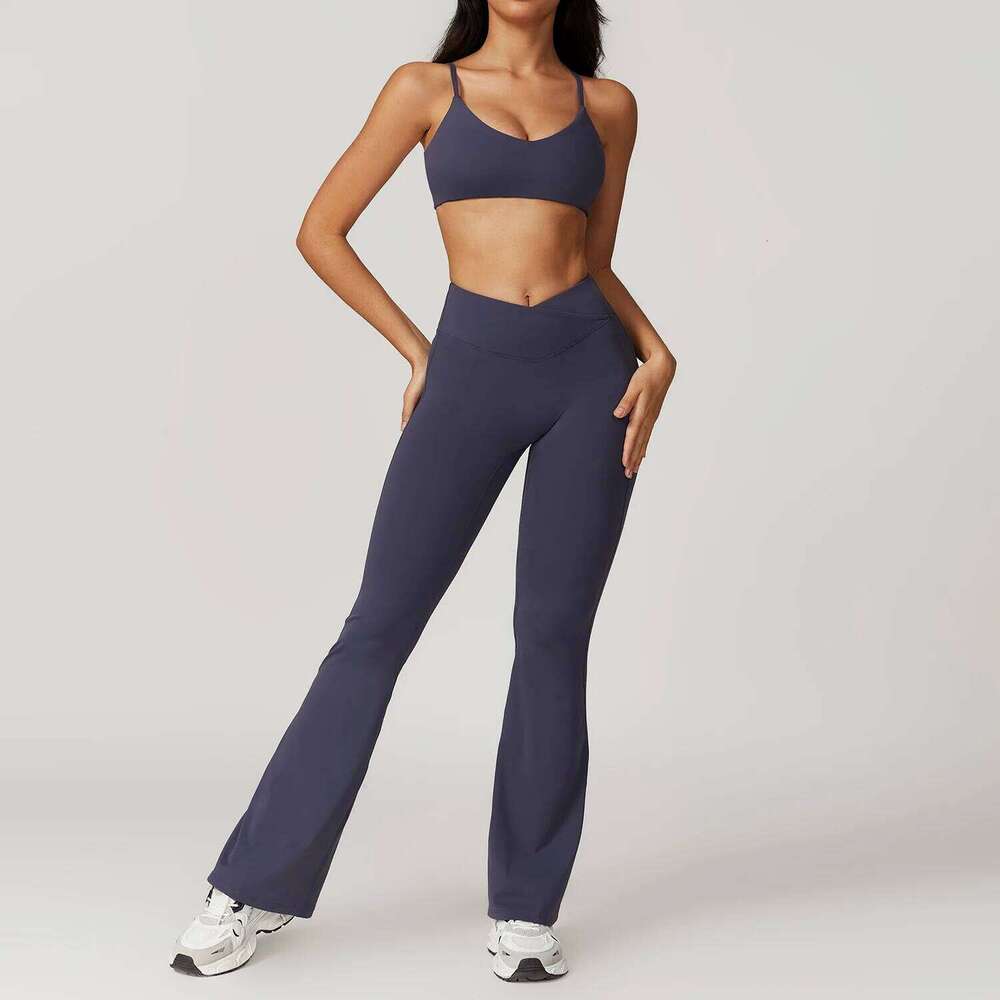 Women Sportswear Yoga Set 2PCS Sport Suit Workout Clothes Short Sleeve Gym Crop Top High Waist Leggings Fitness Sports Wear 26H0311