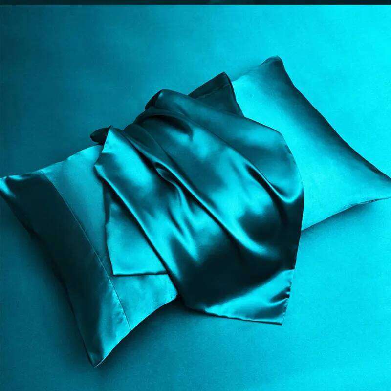 Solid Color Rayon Satin Bedding Set Include Duvet Cover Flat Sheet Pillowcase Queen King Size Free Ship H260311