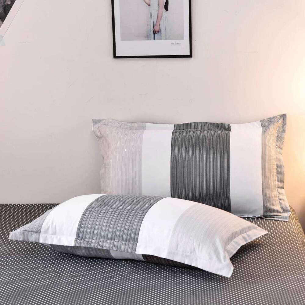 3PCS Geometric Duvet Modern Classic Stripe Bedding Set Queen King Size Soft Comforter Cover with Double Sided Pattern H260311