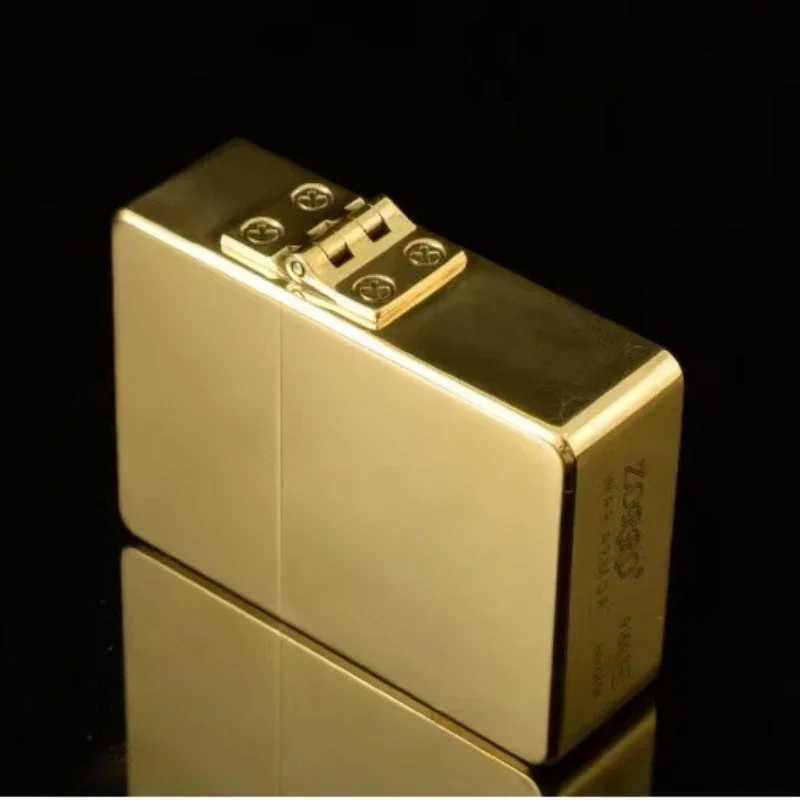 915S Retro High End Waterproof Heavy duty Kerosine Lighter 3/5 Hinge Metal Petrol Lighter Mens Gift 2026 N260311