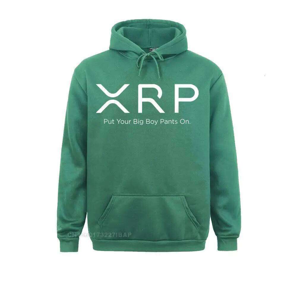 XRP Ripple Crypto Currency Funny Put Your Big Boy Pants On Birthday Sweatshirts Prevalent Hoodies Male Anime Clothes C260311
