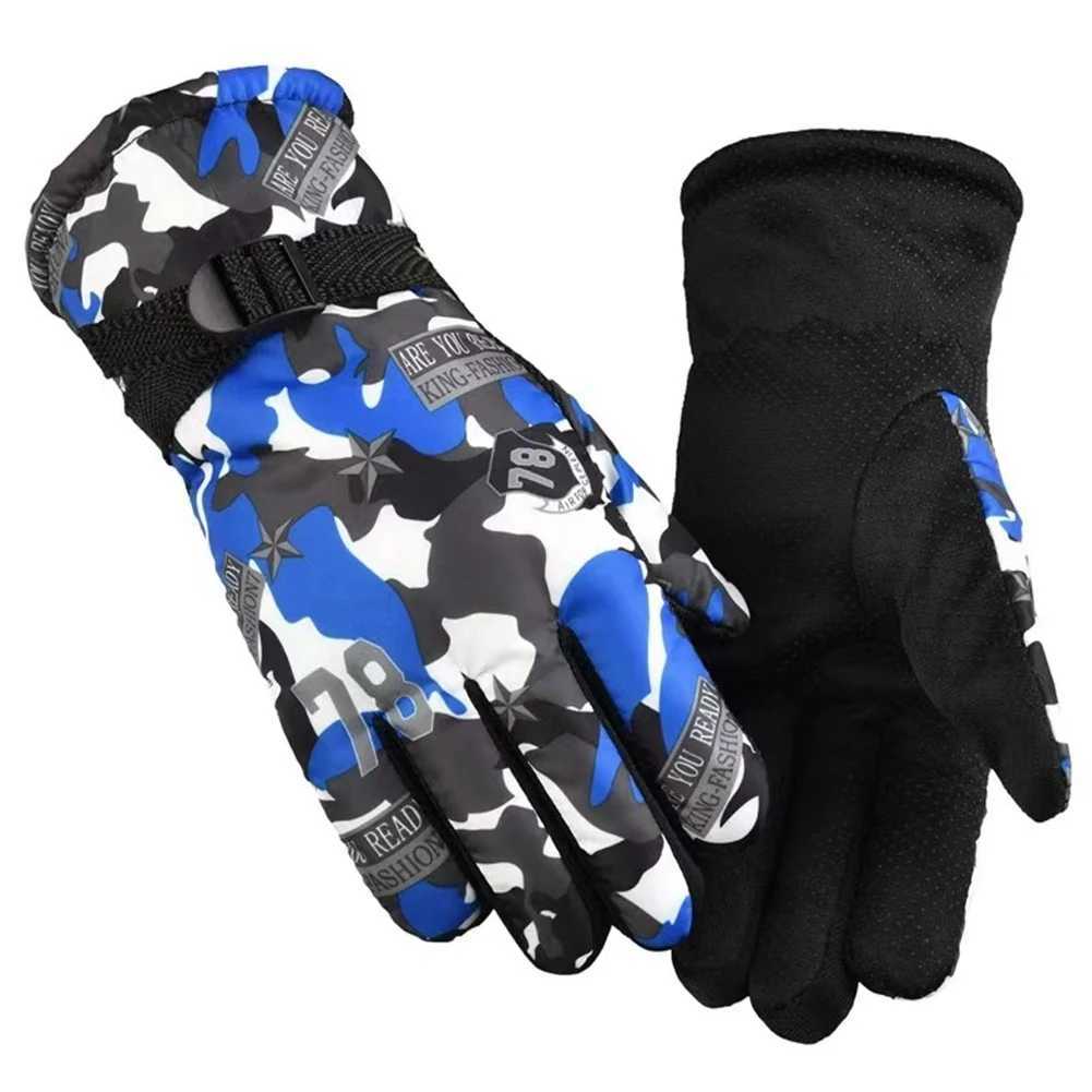 Warm Ski Gloves Polyester WarmLight Waterproof And Breathable The Wrist Can Be Tightened And Relaxed for A Better Fit M260311