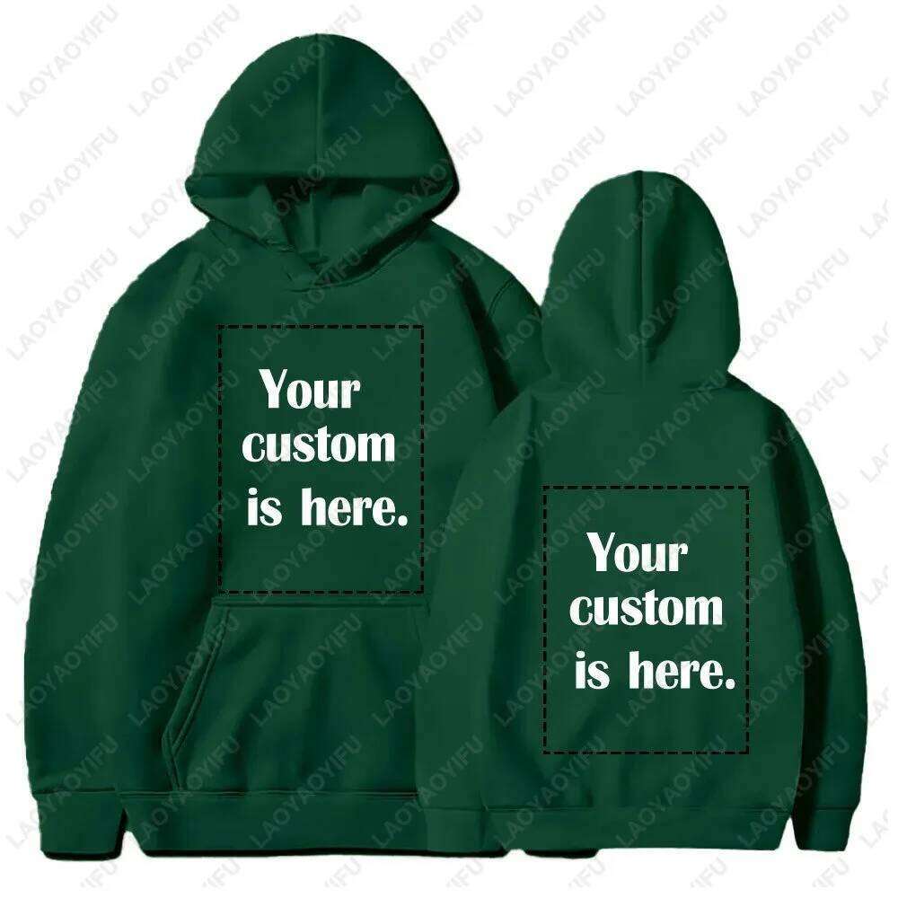 2024 Custom Printed Men Women Hoodie Loose Casual Clothing Fashion LongSleeve Hooded Pullover Personality Streetwear Sweatshirts C260311