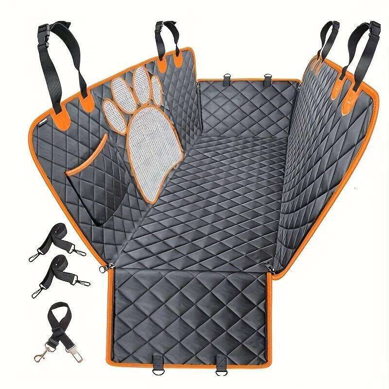 Dog Cover, Hammock Heavy Duty Scratch Resistant Anti Slip Durable Soft Pet Rear Seat Cover for Cars, Tr 26Y0310