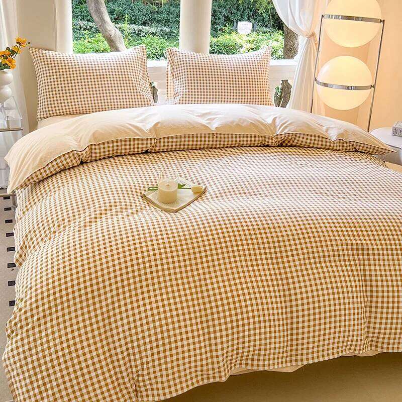 Kawaii Bear Printed Floral Duvet Pillowcase Bedding Set Comforter Bed Linen Sheet Quilt Cover Full Queen King Size H260311 - view 7