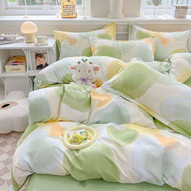 3pcs printed 1* duvet set + 2 * pillowcase, no core, bedding set, soft and comfortable, all-season H260311 - view 4