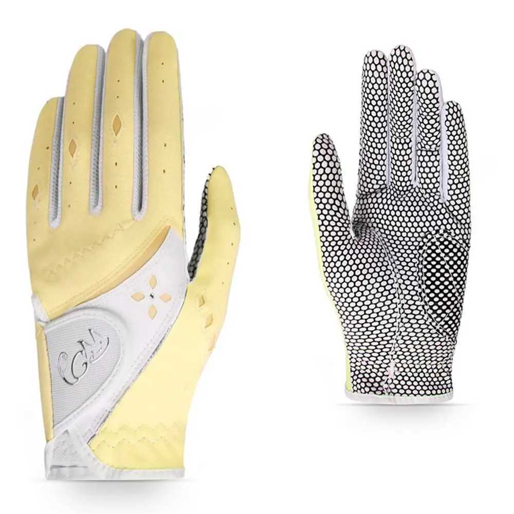 Breathable Womens Gloves Wear Resistant Anti-Slip Particles Outdoor Sports Gloves Elastic Soft PU Leather Mittens M260311