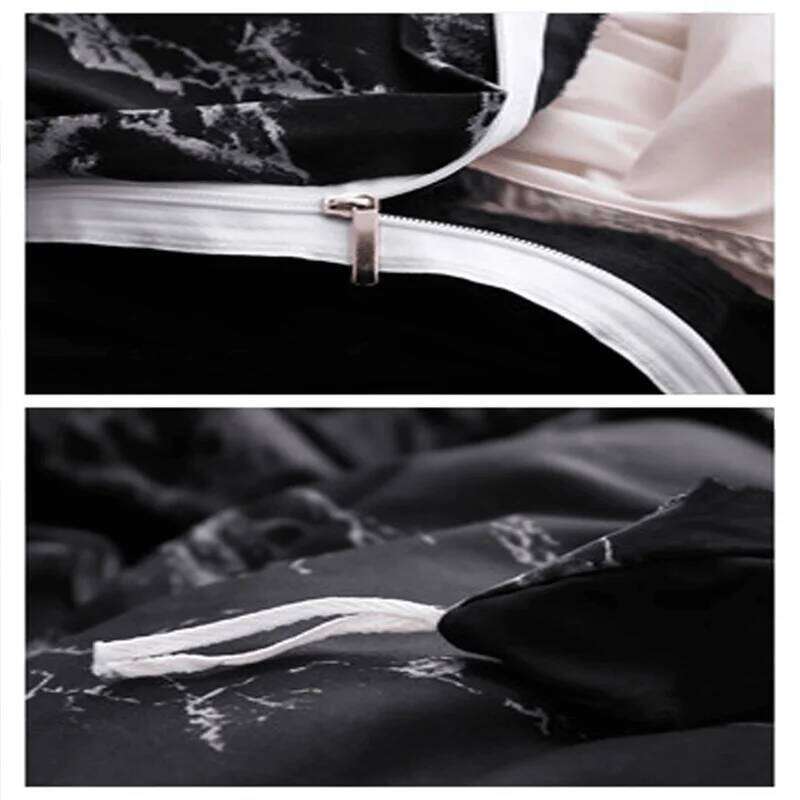 3pcs Duvet with Pillow Case Double Comforter Bedding Set Quilt Cover Queen/King Couple or Single Bed H260311